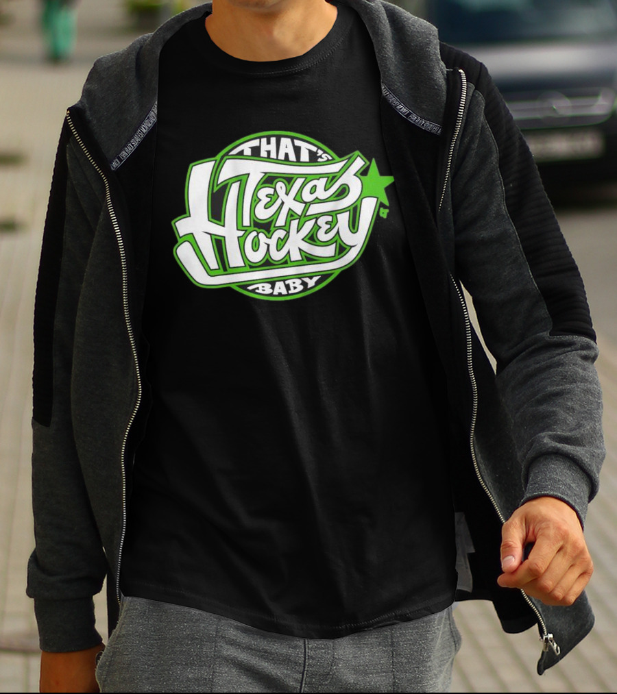 That's Texas Hockey Baby Bold Green Star T-Shirt