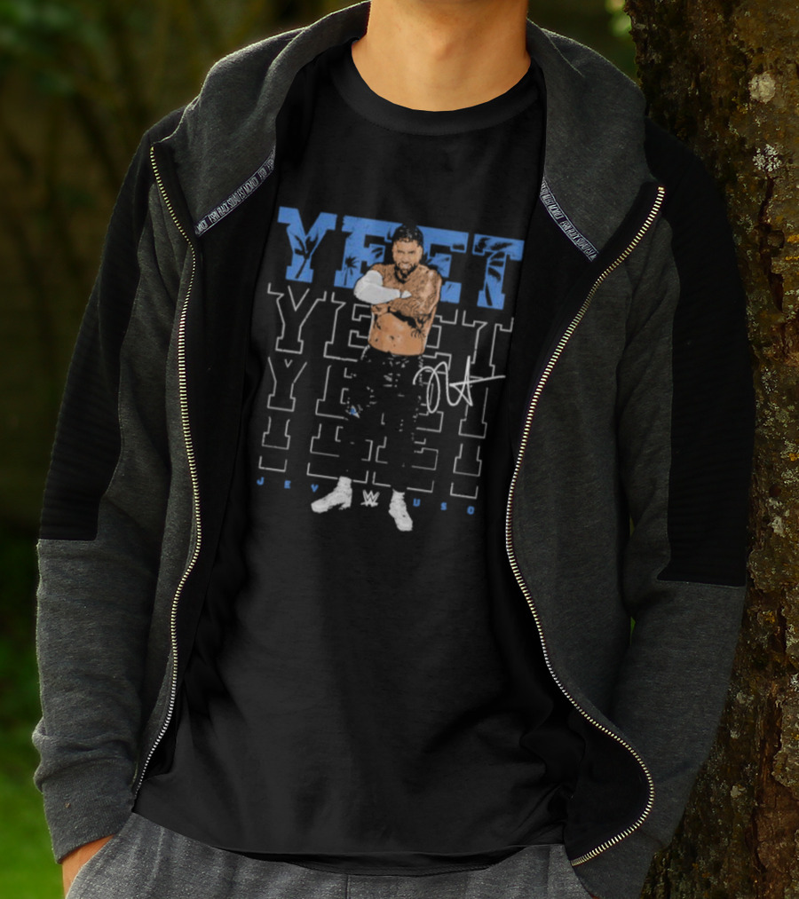 Jey Uso WWE YEET Signature 500 Level Black T-Shirt