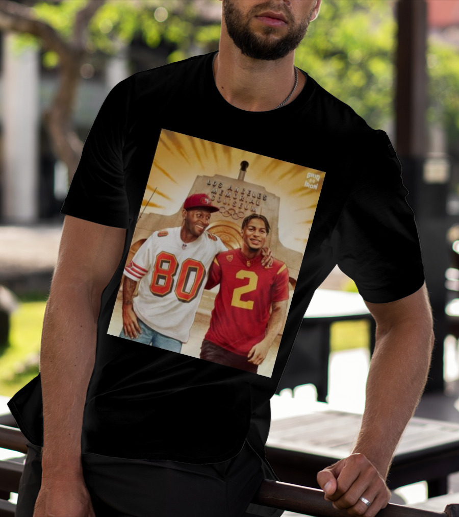 Gridiron Los Angeles Memorial Coliseum Football Legacy 80 2 T-Shirt