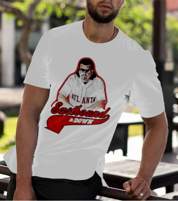 Atlanta Eastbound And Down Retro Baseball T-Shirt