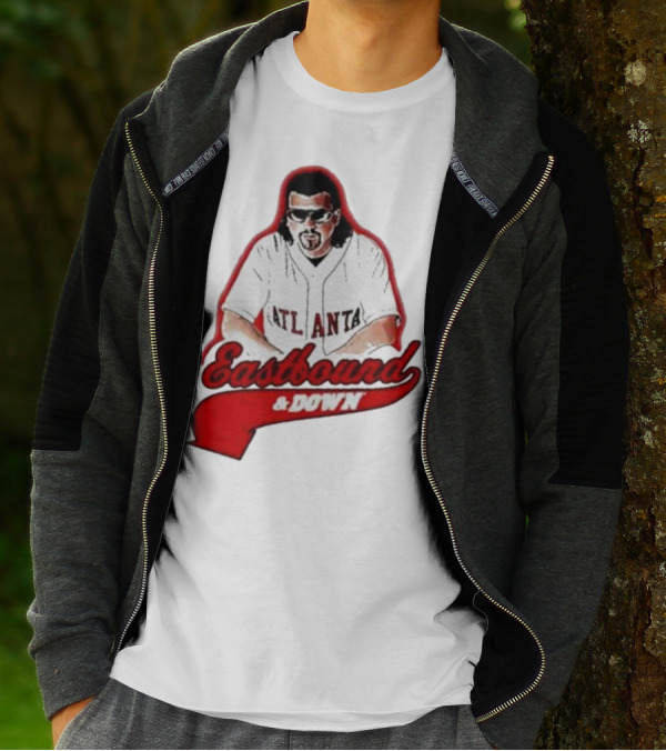 Atlanta Eastbound And Down Retro Baseball T-Shirt