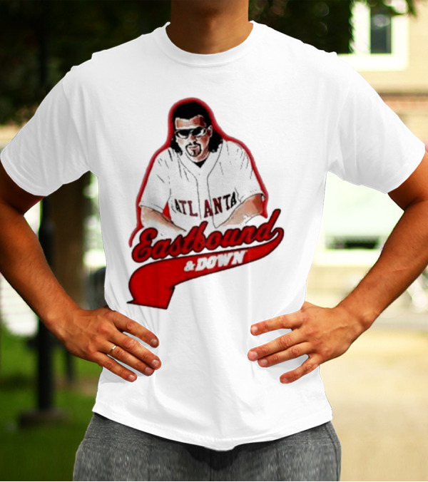 Atlanta Eastbound And Down Retro Baseball T-Shirt