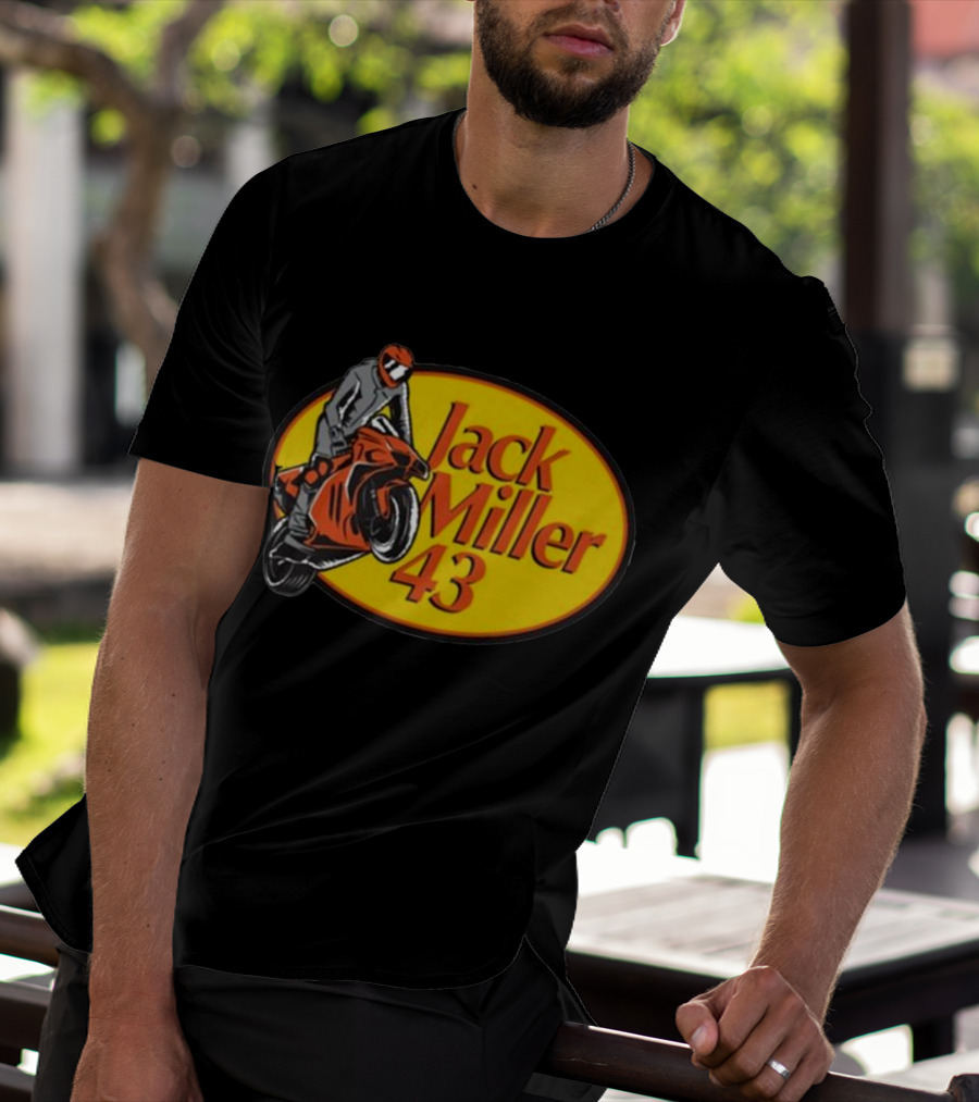 Jack Miller 43 Motorcycle Rider Iconic Racing T-Shirt