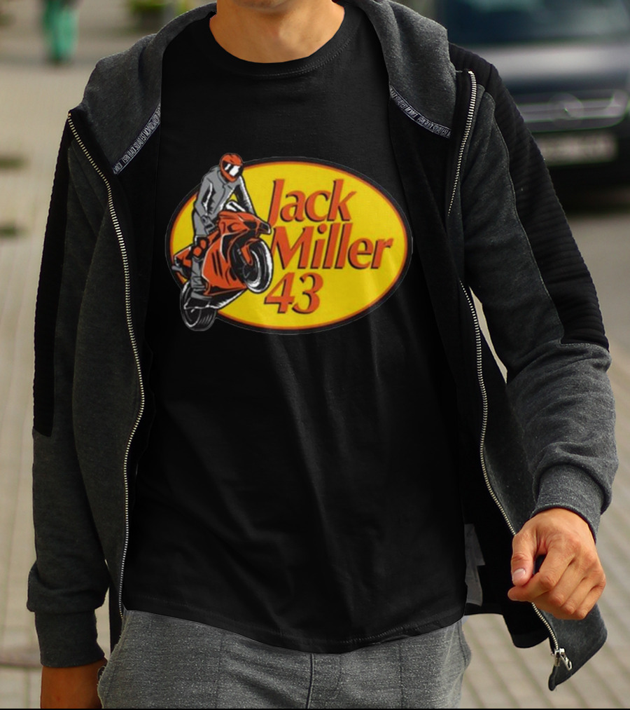Jack Miller 43 Motorcycle Rider Iconic Racing T-Shirt