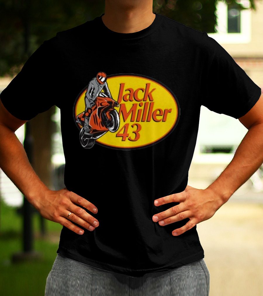 Jack Miller 43 Motorcycle Rider Iconic Racing T-Shirt