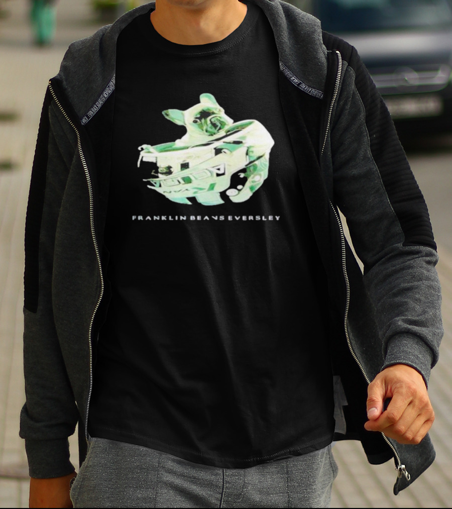 Franklin Beans Eversley Bulldog In Hockey Helmet T-Shirt