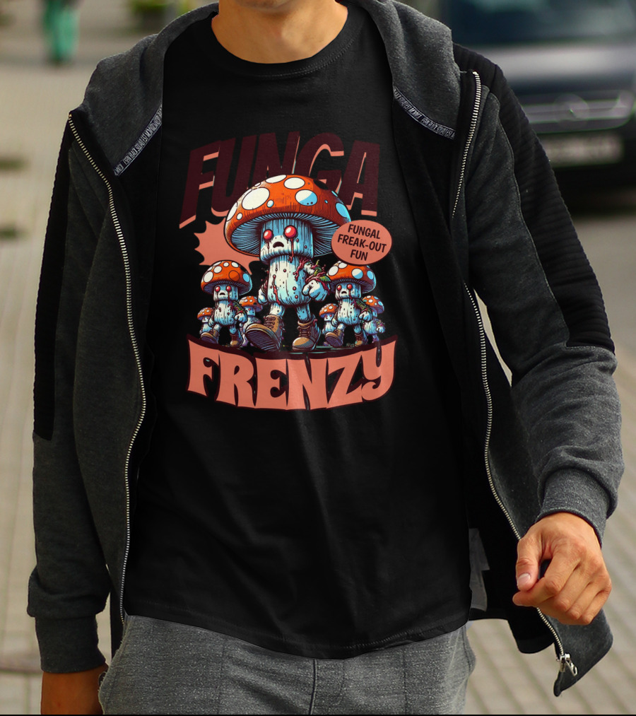 Fungal Frenzy Fungal Freak-Out Fun T-Shirt