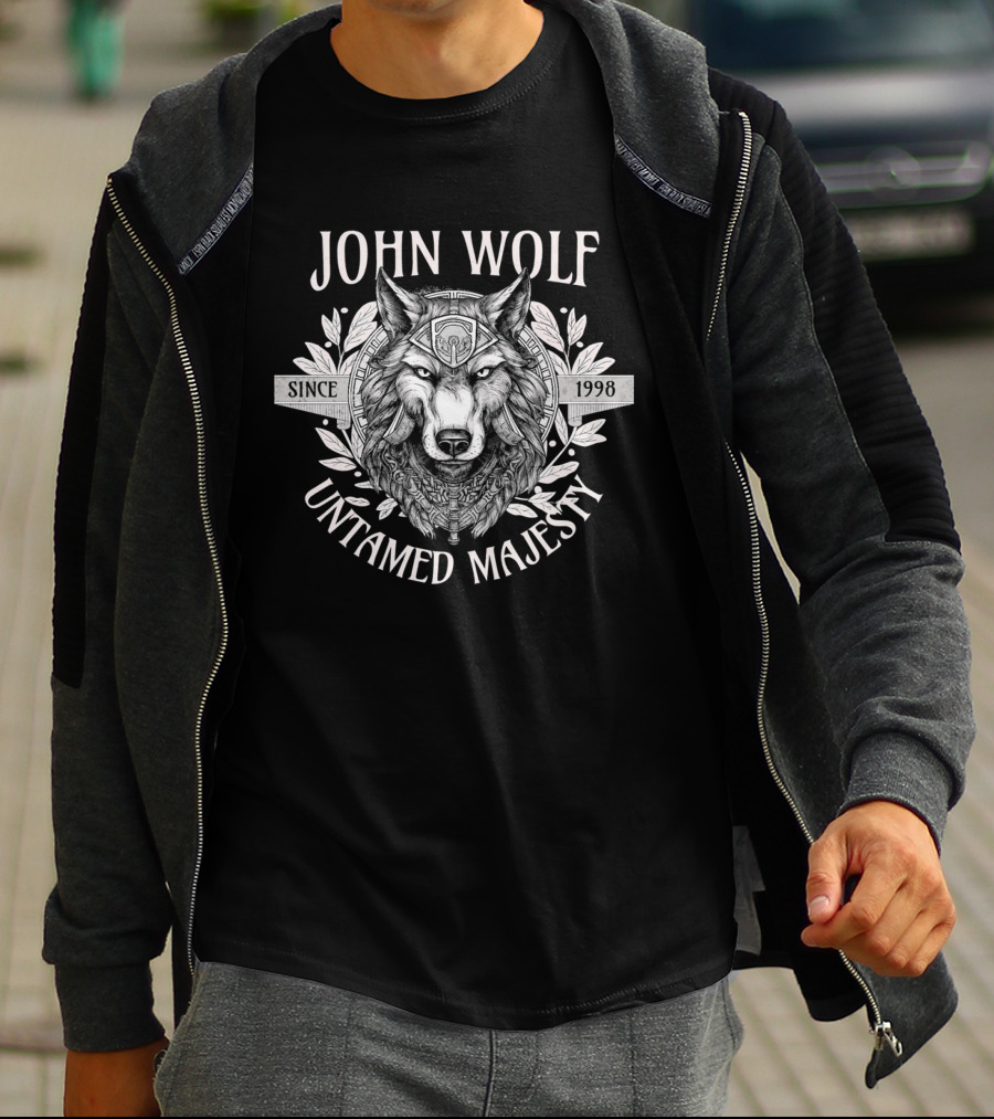 John Wolf Untamed Majesty Since 1998 T-Shirt