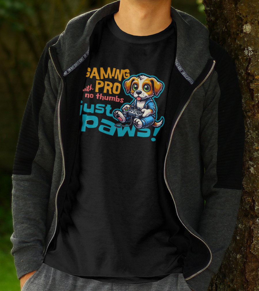 GAMING PRO With No Thumbs Just Paws T-Shirt