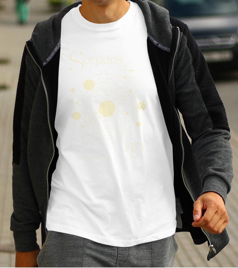 Serpens Constellation HD 168746 Planetary Orbit T-Shirt