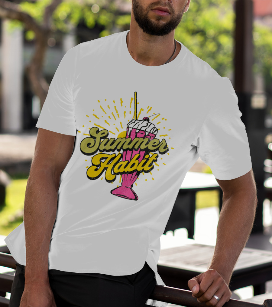 Summer Habit Vibrant Milkshake Burst T-Shirt