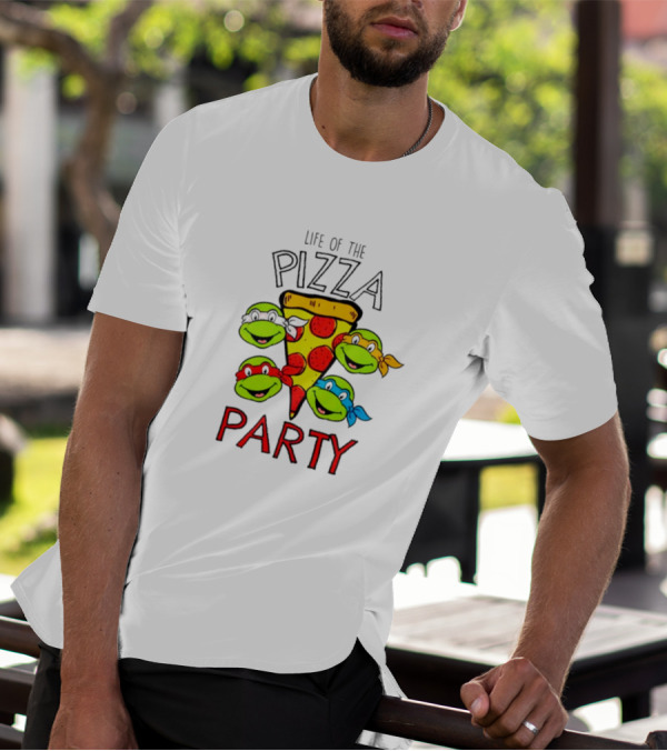 Teenage Mutant Ninja Turtles Life Of The Pizza Party T-Shirt