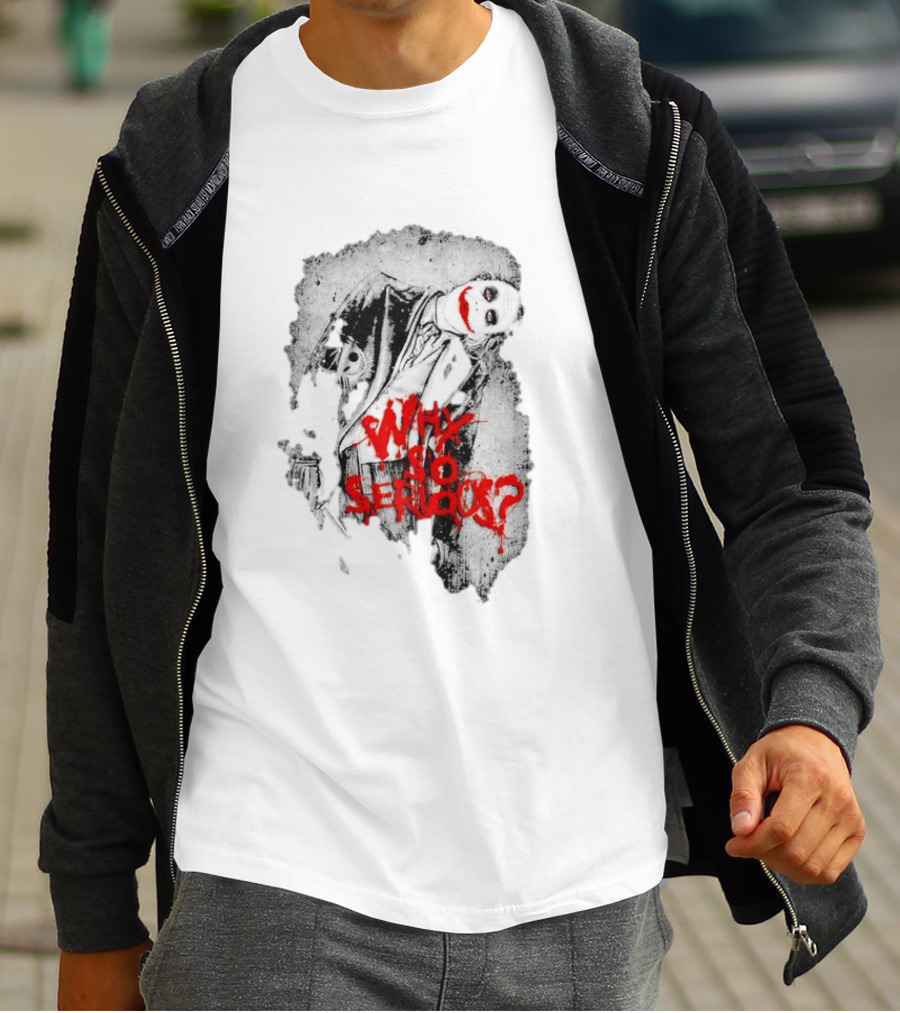 Why So Serious The Dark Knight Joker Halloween T-Shirt
