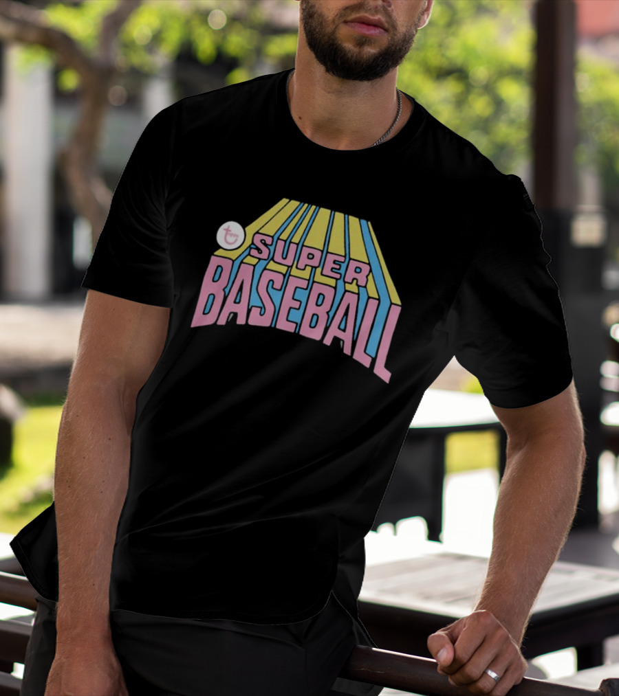 Topps Vintage Super Baseball Retro Graphics T-Shirt