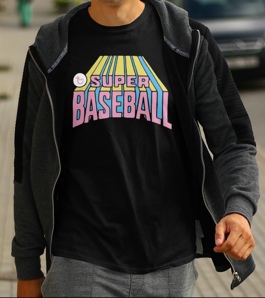 Topps Vintage Super Baseball Retro Graphics T-Shirt