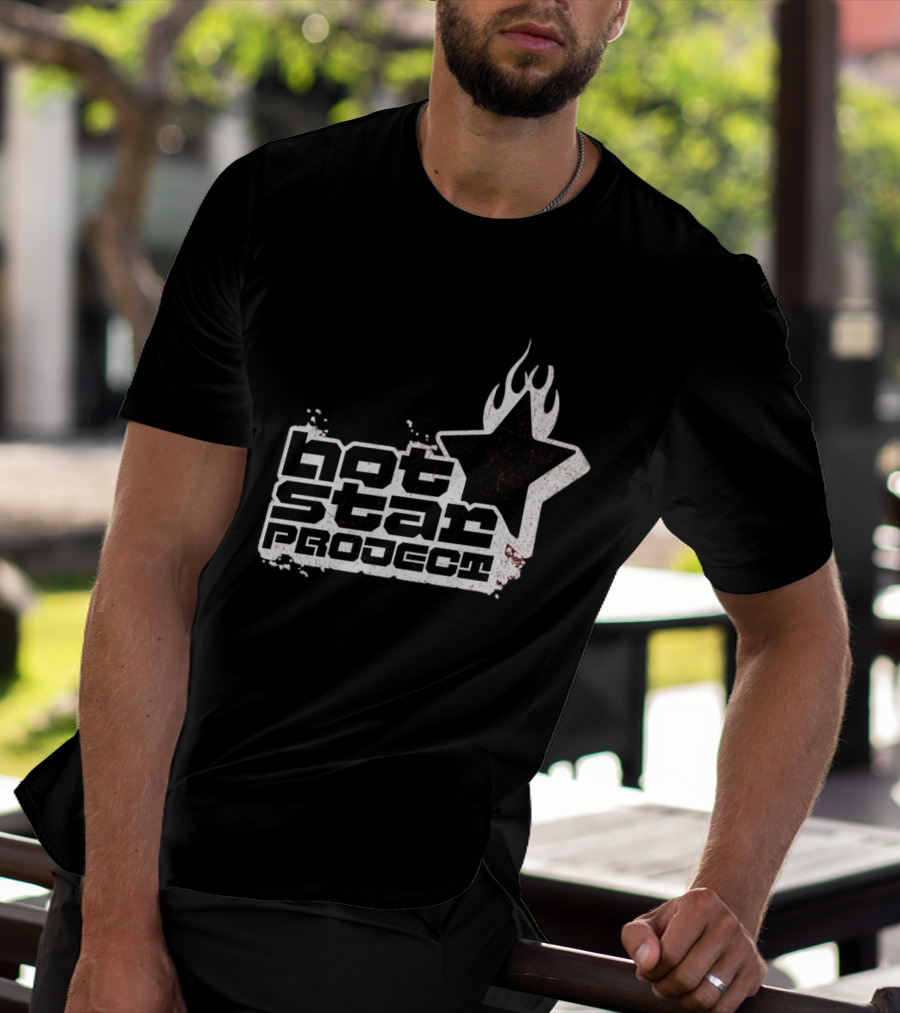 Hot Star Project Flame Starburst T-Shirt
