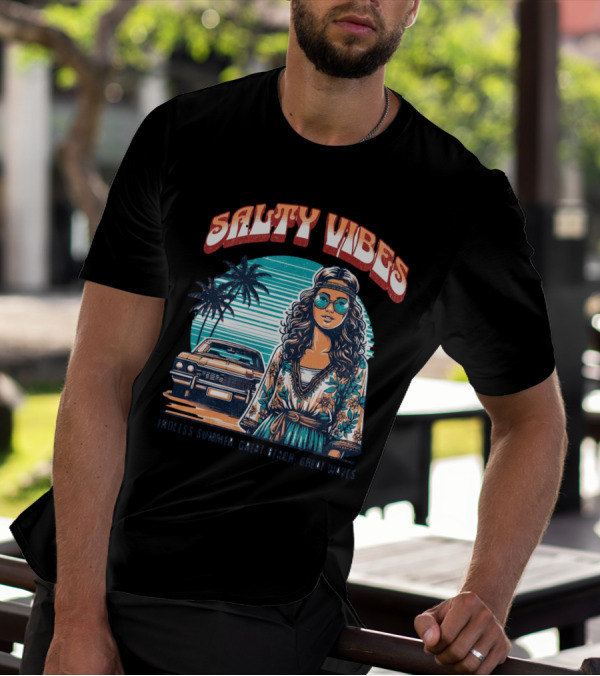 Salty Vibes Endless Summer Great Beach Great Waves T-Shirt