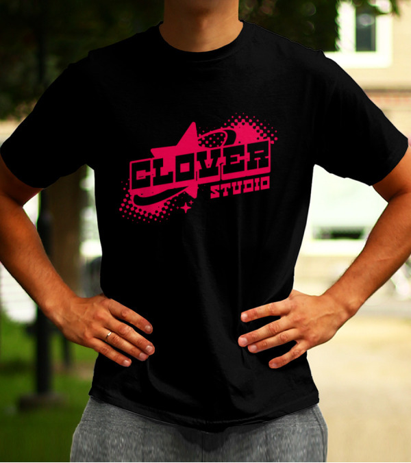 Clover Studio Y2K Branding Starburst T-Shirt