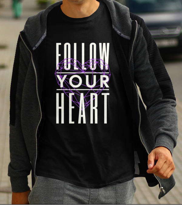 Follow Your Heart Geometric T-Shirt