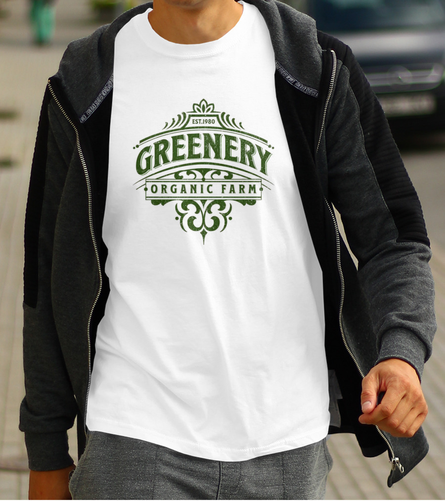 Est. 1980 Greenery Organic Farm T-Shirt