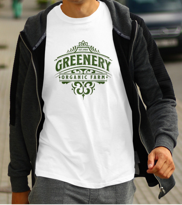 Est. 1980 Greenery Organic Farm T-Shirt