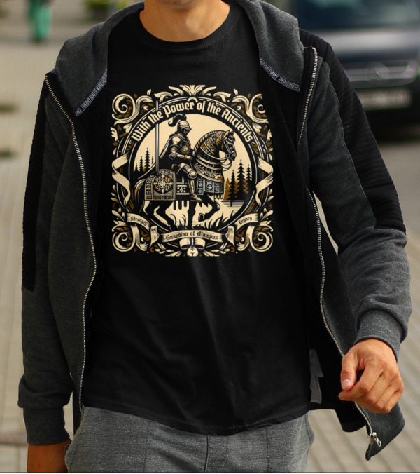 With The Power Of The Ancients Guardian Of Olympus Strength Legacy T-Shirt
