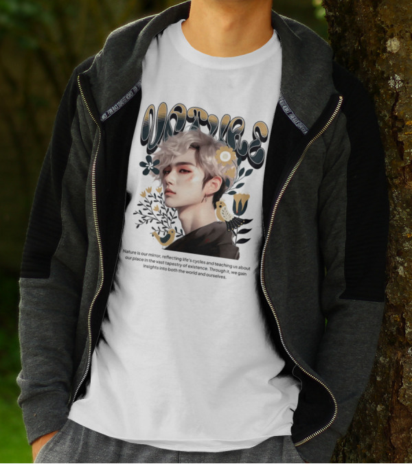 NATURE Floral Reflections Of Life And Existence T-Shirt