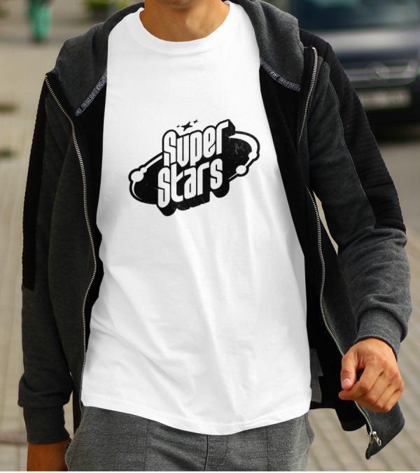 Super Stars Galaxy Orbit And Stars T-Shirt