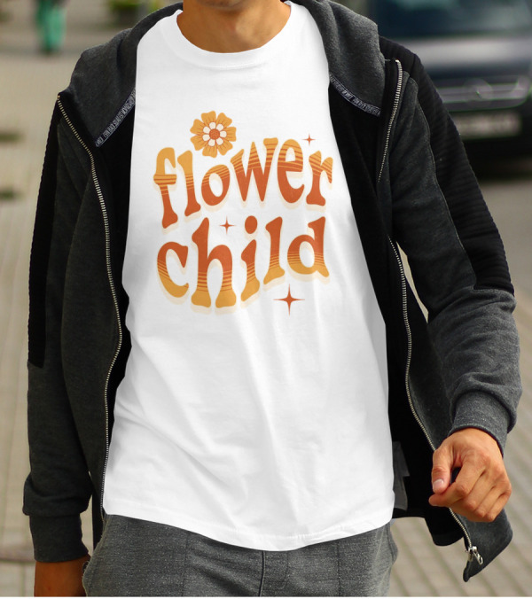 Flower Child Vintage Retro Groovy Vibes T-Shirt