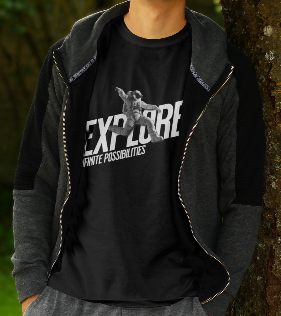 Explore Infinite Possibilities Astronaut T-Shirt