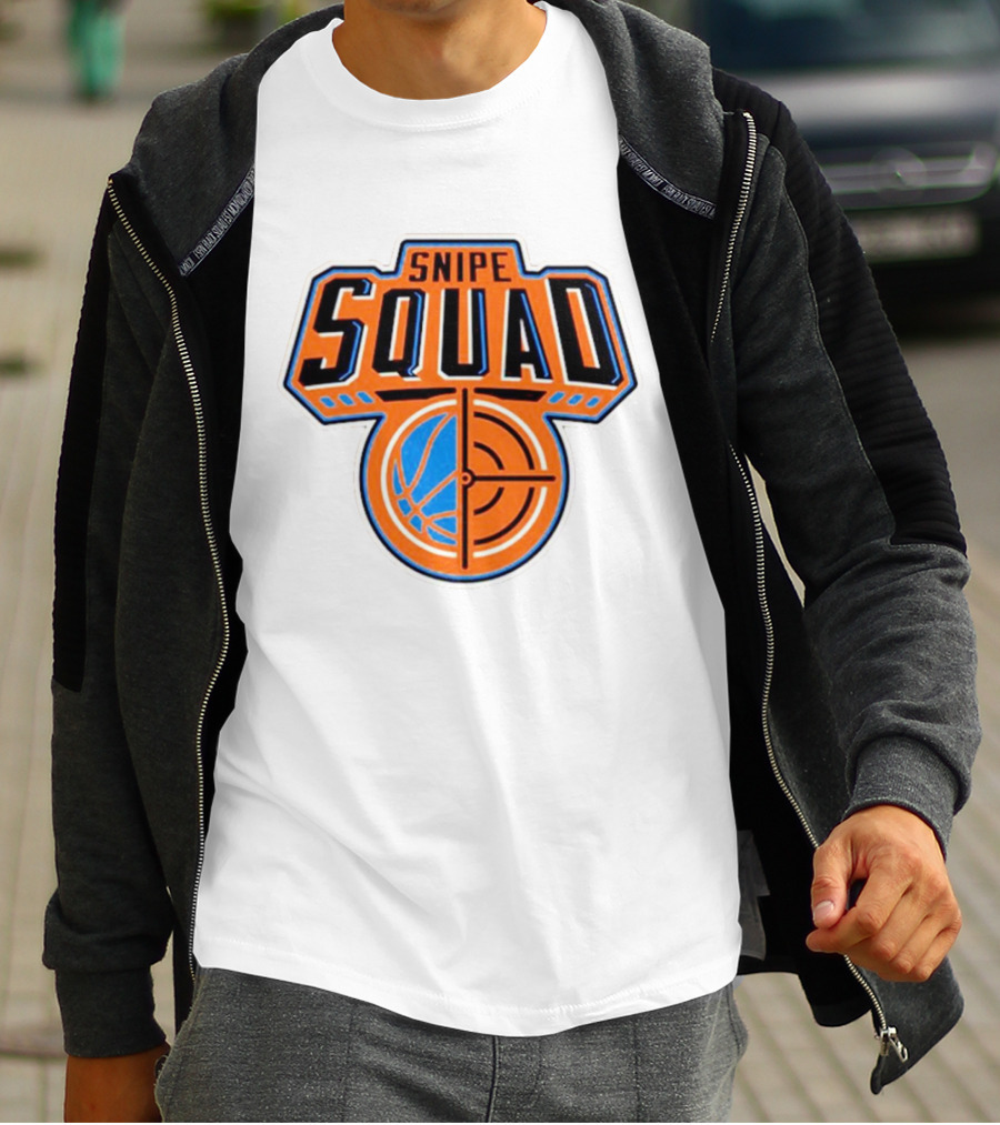 New York Knicks Snipe Squad Basketball Target Emblem T-Shirt