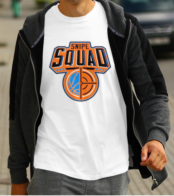 New York Knicks Snipe Squad Basketball Target Emblem T-Shirt