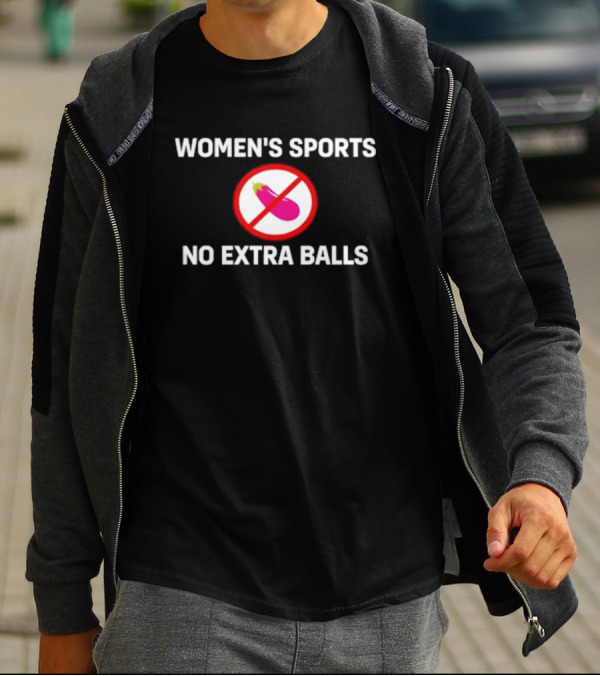 WOMEN'S SPORTS NO EXTRA BALLS Eggplant T-Shirt
