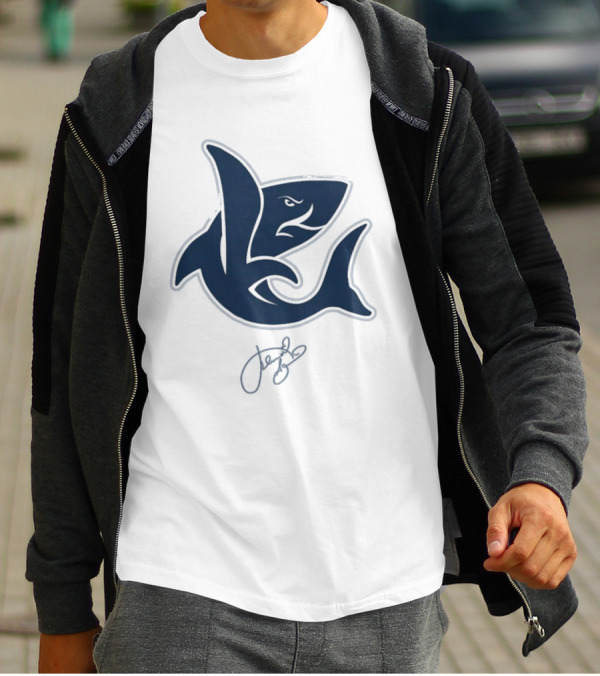 Kenny Gant Shark Dance Signature Dark Blue Shark T-Shirt