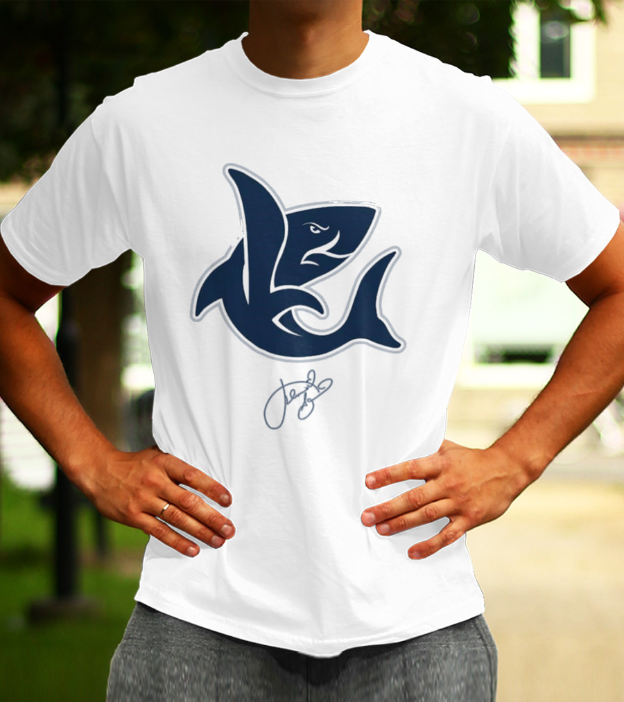 Kenny Gant Shark Dance Signature Dark Blue Shark T-Shirt