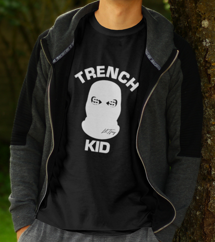 Trench Kid Balaclava Lil Trev Dollar Eyes T-Shirt