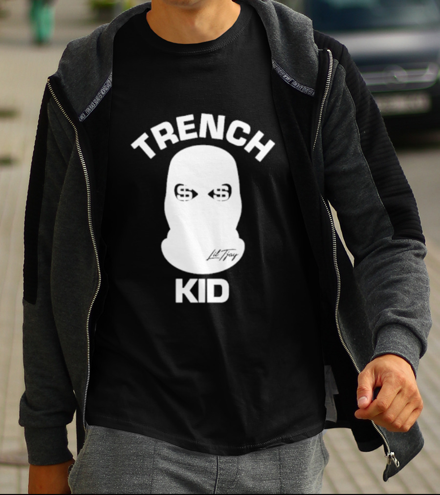 Trench Kid Balaclava Lil Trev Dollar Eyes T-Shirt