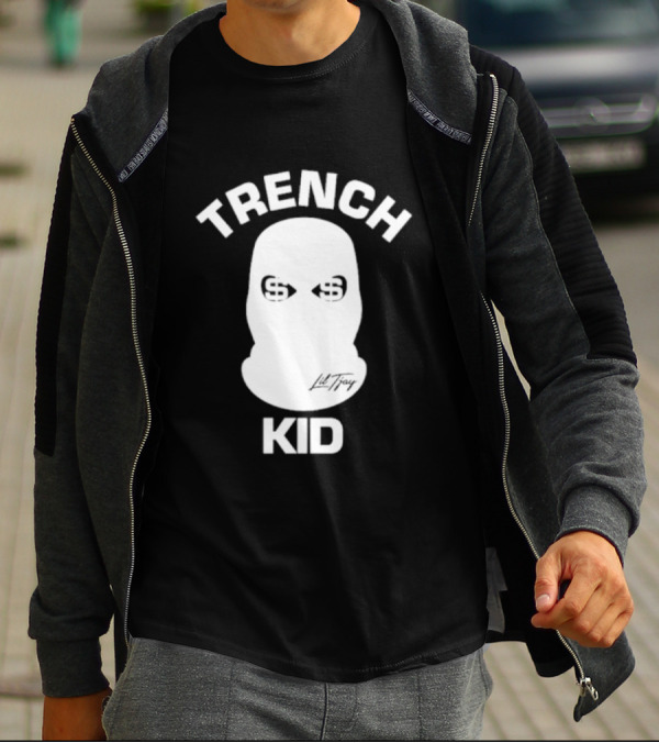 Trench Kid Balaclava Lil Trev Dollar Eyes T-Shirt