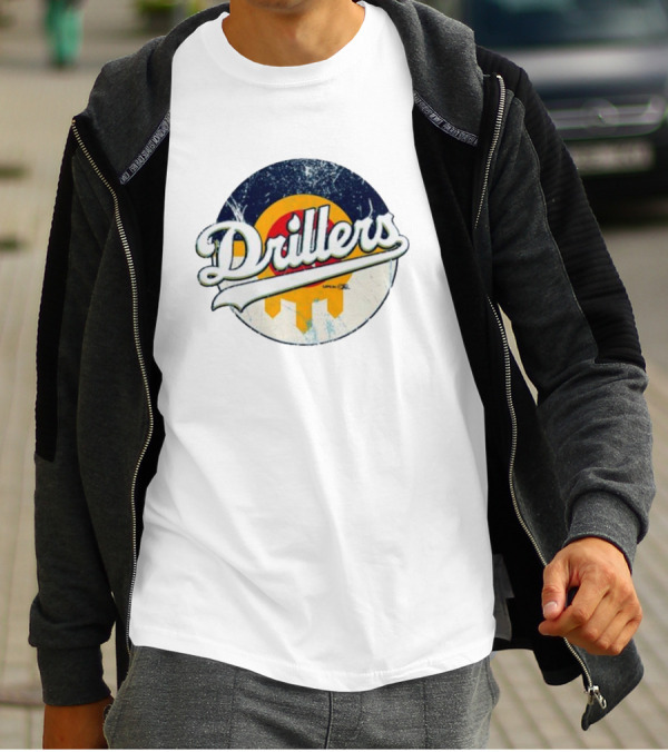 Drillers Retro Circle Logo T-Shirt