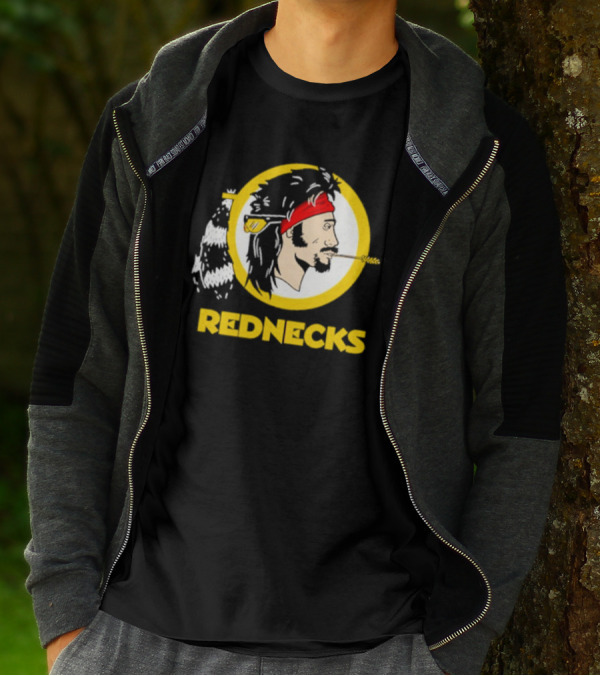 Rednecks Parody Logo With Bandana And Corn Stalk T-Shirt