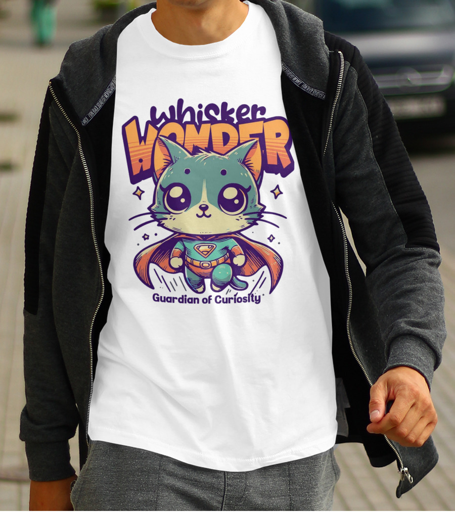 Whisker Wonder Guardian Of Curiosity T-Shirt