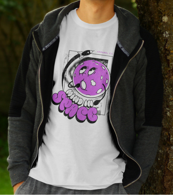Mind In Space Apparel Co Cartoon Typographic Streetwear T-Shirt