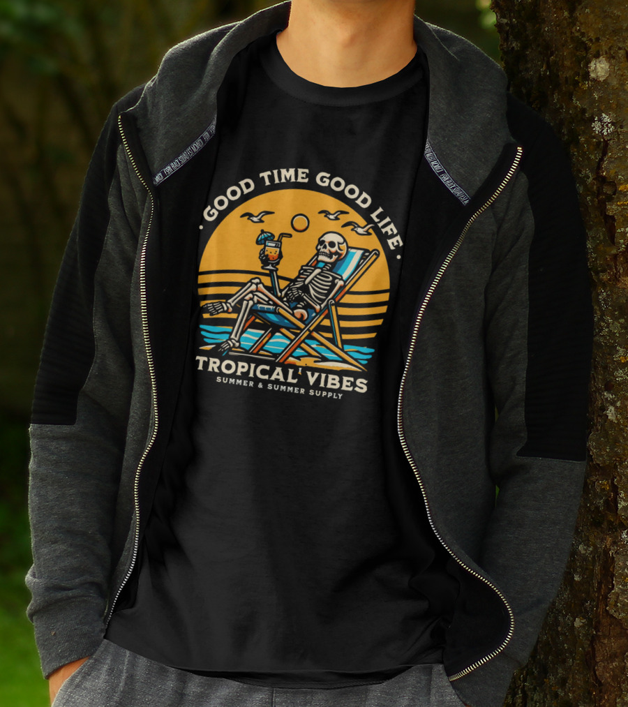 GOOD TIME GOOD LIFE TROPICAL VIBES SUMMER And SUMMER SUPPLY T-Shirt