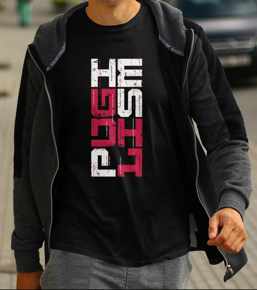 Pugilist Typographic Athletic Fight Sports T-Shirt