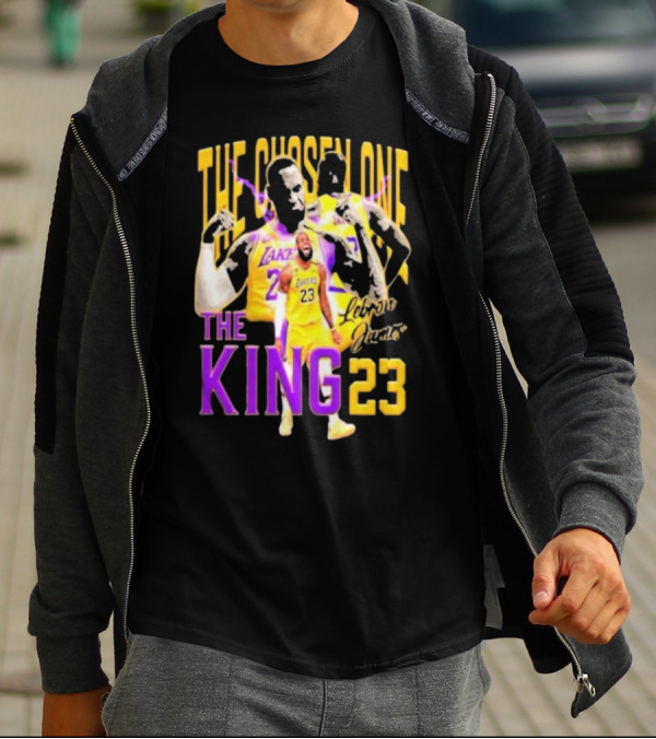 The Chosen One The King 23 LeBron James Lakers T-Shirt