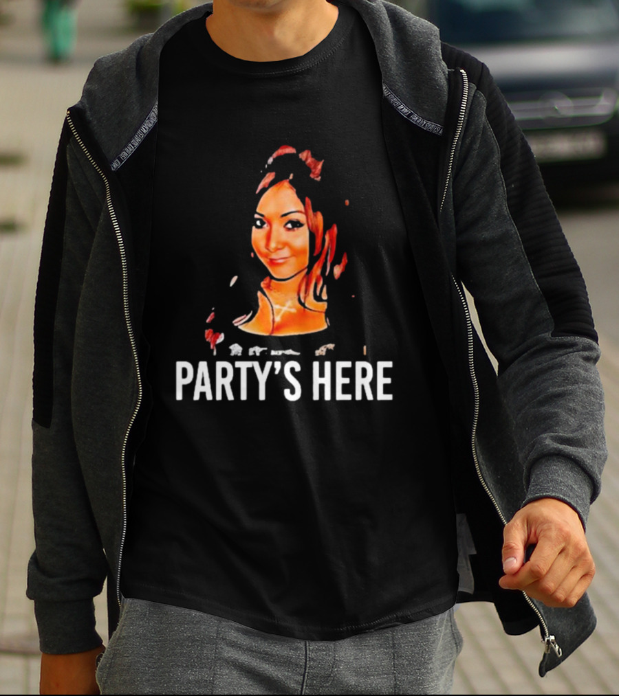 Snooki Party's Here Nicole Polizzi Iconic T-Shirt