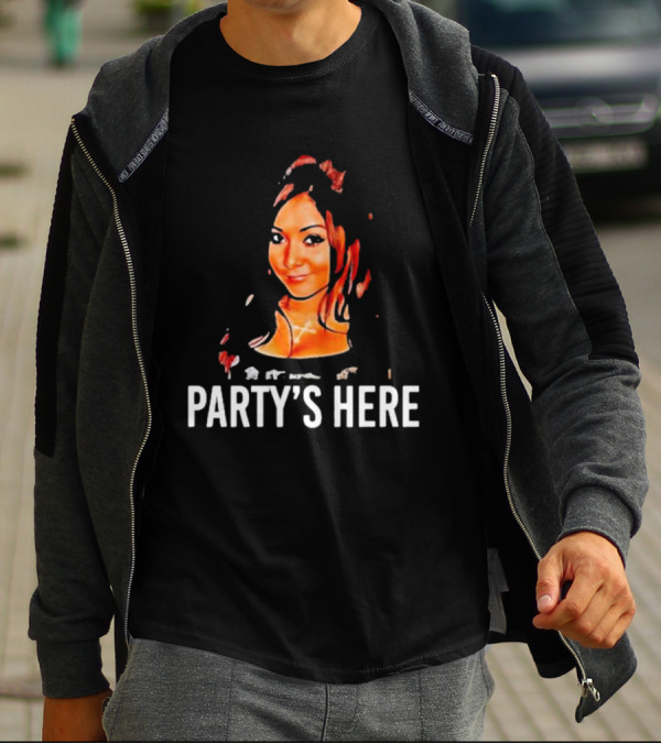 Snooki Party's Here Nicole Polizzi Iconic T-Shirt