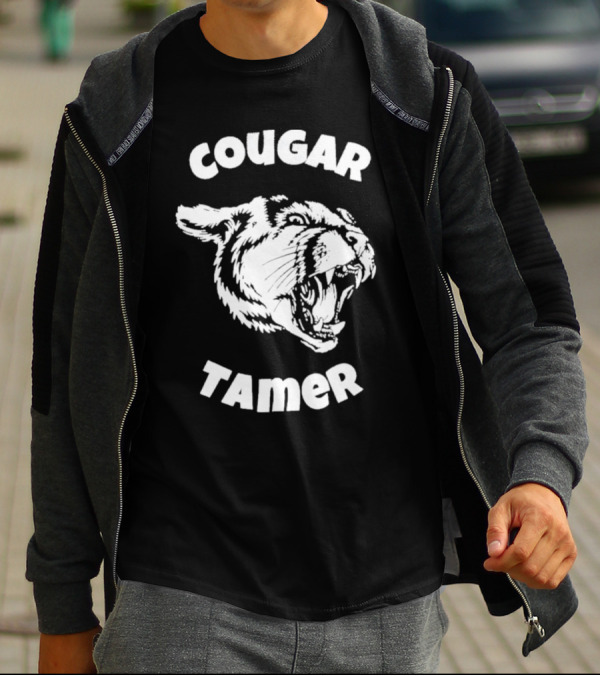 Cougar Tamer For Husband Of Hot Cougar Wife T-Shirt