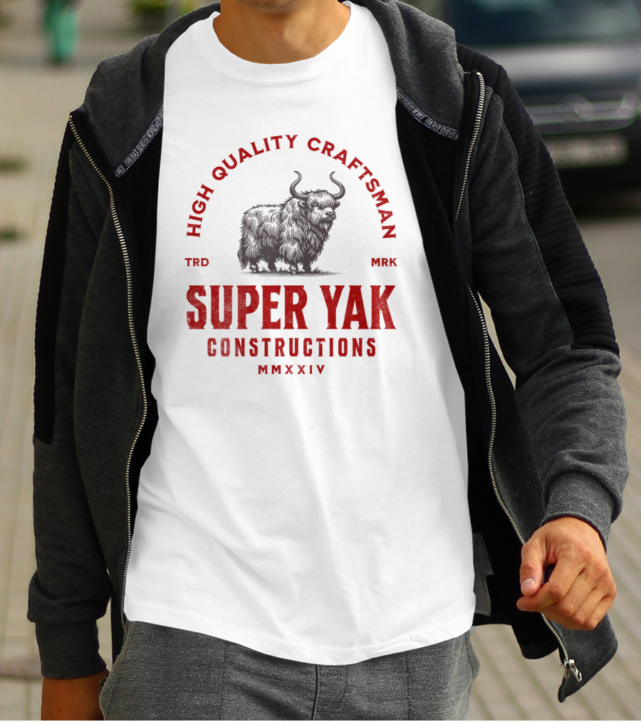 HIGH QUALITY CRAFTSMAN SUPER YAK CONSTRUCTIONS MMXXIV T-Shirt