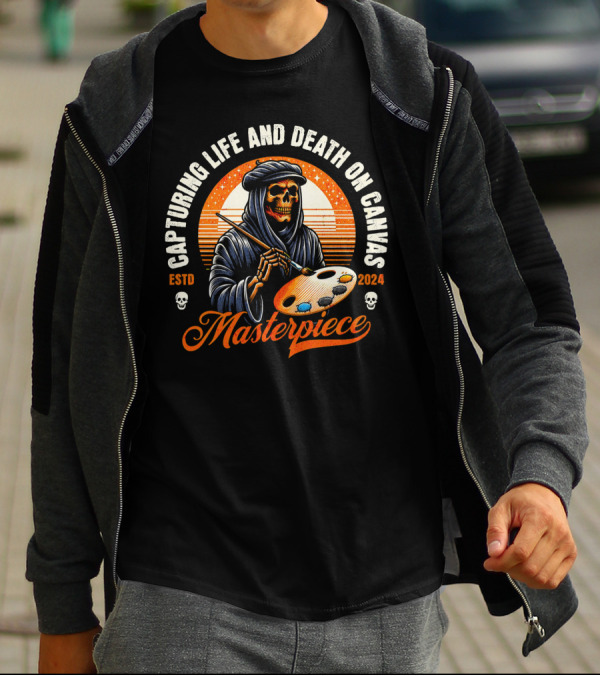 Capturing Life And Death On Canvas Masterpiece ESTD T-Shirt